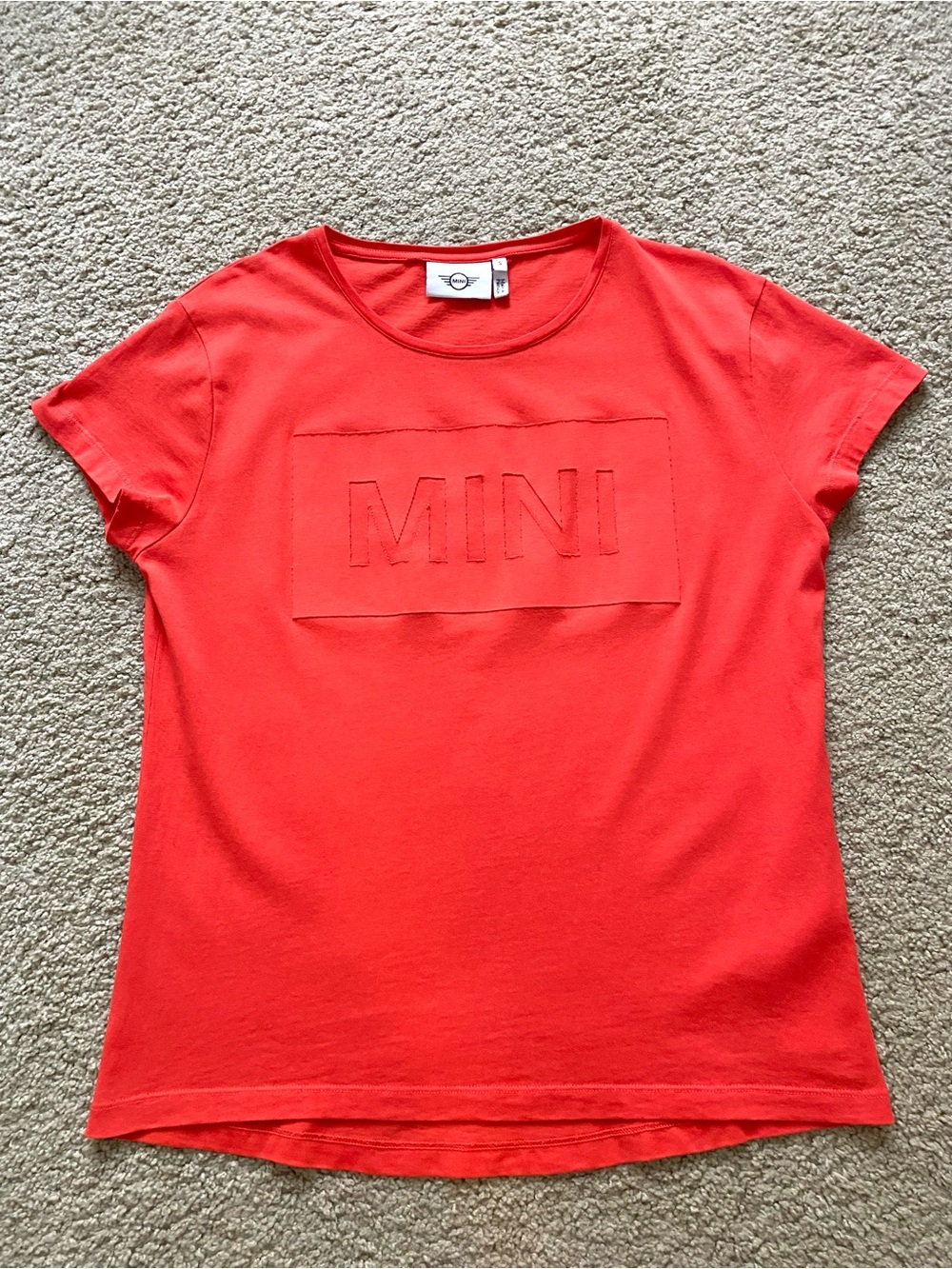 Mini Cooper BMW Licensed Tshirt Red 100% Cotton Small